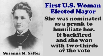 First U.S. Woman Elected Mayor