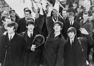 The Beatles (Paul 2nd from left)