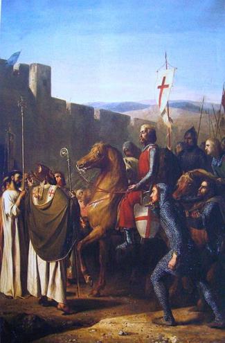 Baldwin of Boulogne entering Edessa in 1098 (Joseph-Nicolas Robert-Fleury 1840)