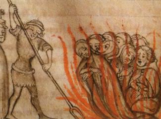Templars Burned at the Stake