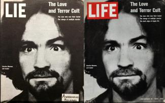 Manson album (left) and Life cover