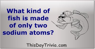 What kind of fish is made of only two sodium atoms?