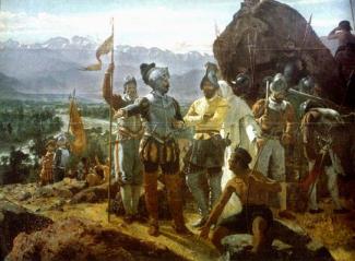 Founding of Santiago by Pedro de Valdivia
