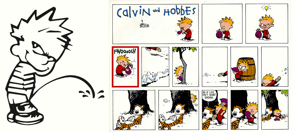 Calvin Takes a Leak