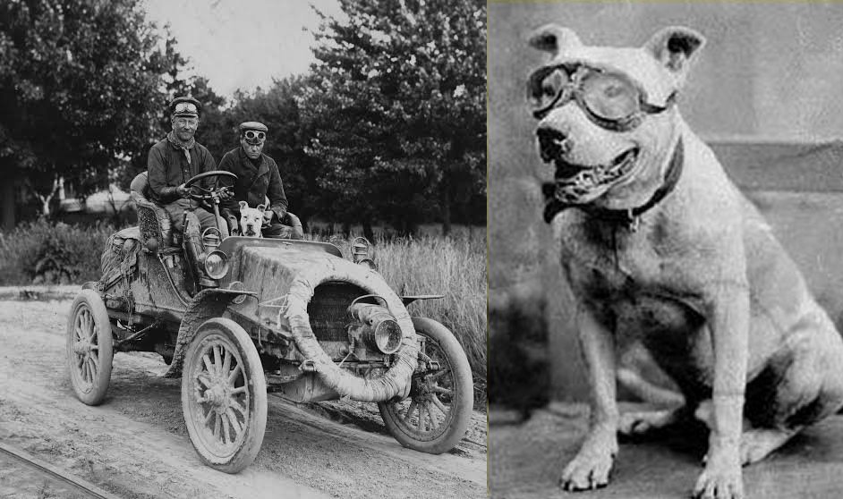 Jackson, Crocker, Bud, and their car named the Vermont