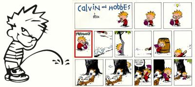 Calvin Takes a Leak