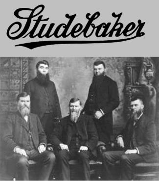 Studebaker brothers: Left to right, (standing) Peter and Jacob; (seated) Clement, Henry, and John M.